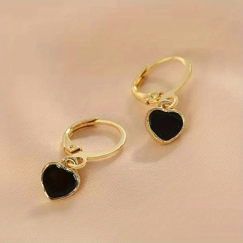 Heart Drop Earrings for Girls, Holiday Birthday Graduation Party Gift