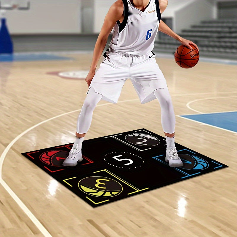 Basketball Footstep Training Mat Silent Non Slip System