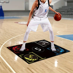 Basketball Footstep Training Mat Silent Non Slip System