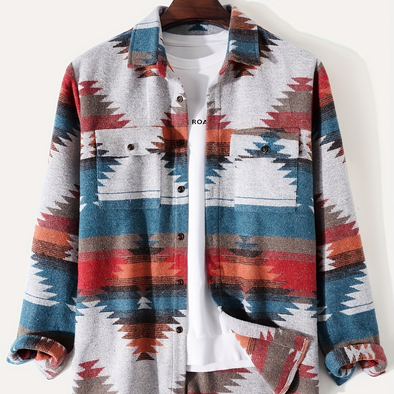 Ethnic Style Men's Long Sleeve Shirt For Autumn