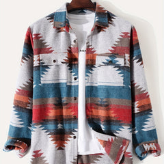 Ethnic Style Men's Long Sleeve Shirt For Autumn