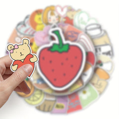 50pcs Cartoon Graffiti Stickers for Laptops Helmets DIY Decoration Waterproof