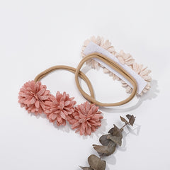 Flowers Elastic Headband Hairband Hair Accessories For Girls
