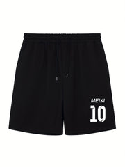 Men's Active Workout Shorts Stretch Drawstring Sports Shorts