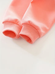 Fancy Bear Girls' Round Neck Sweatshirt Pullovers