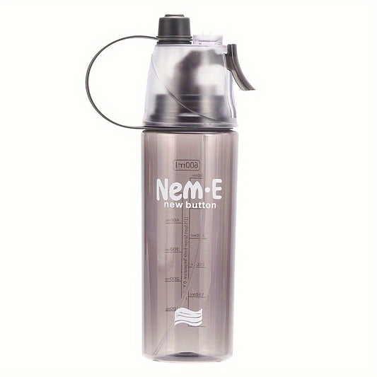 600ml Portable Sports Spray Water Cup - Cooling Bottle