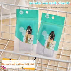 36 Pcs Anti-slip Invisible Stickers for Women's Shirt Neck and Lingerie
