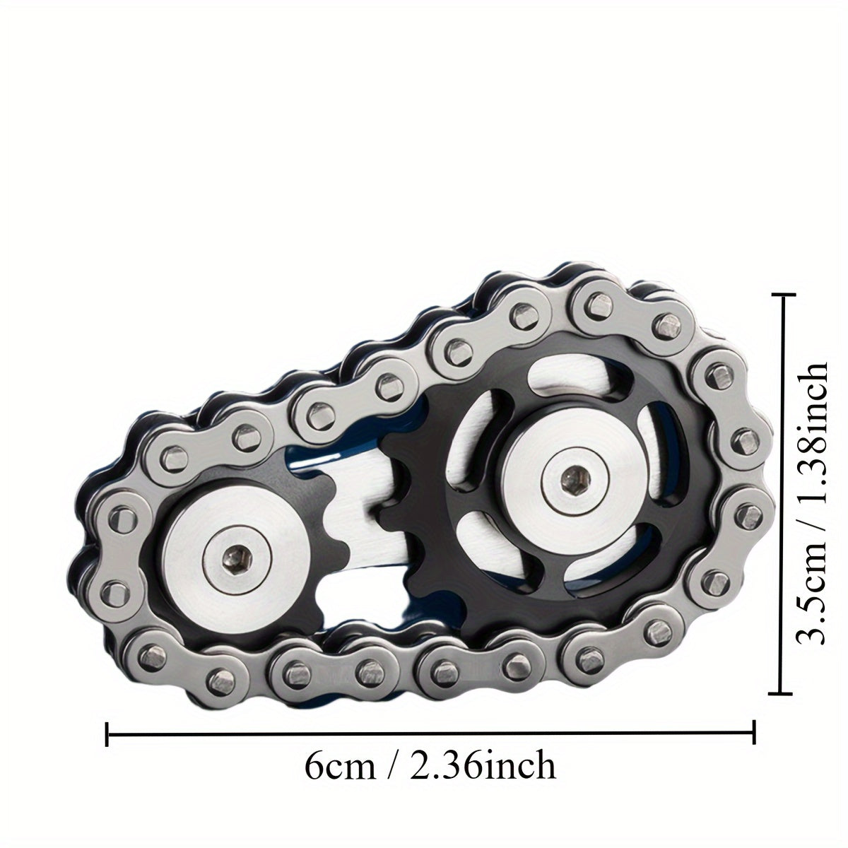 Metal Chain Toothed Metal Fingertip Gyroscope Sensory Toy