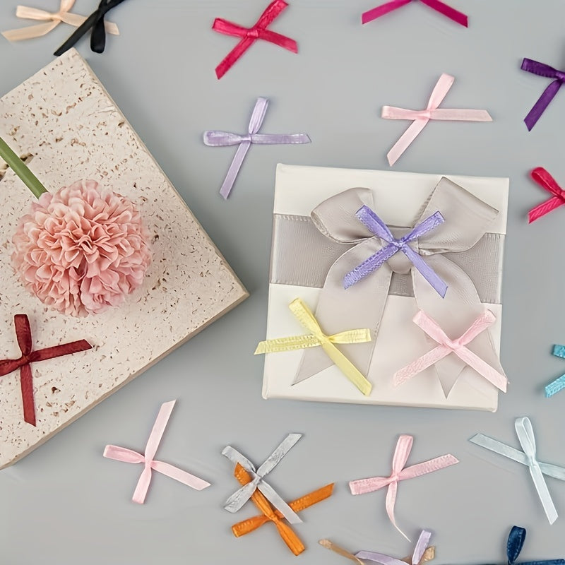 40pcs Mixed Mini Bow Ribbon Bow for Party Decoration DIY