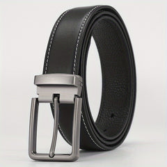 Men's Leather Needle Buckle Belts For Business And Leisure