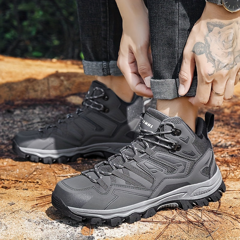 Men's Warm Plush Lining Snow Boots Outdoor Shoes