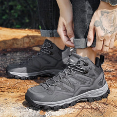 Men's Warm Plush Lining Snow Boots Outdoor Shoes