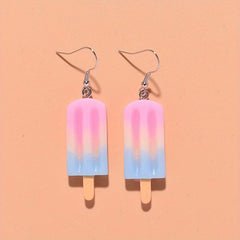 Ice Cream Block Earrings for Girls