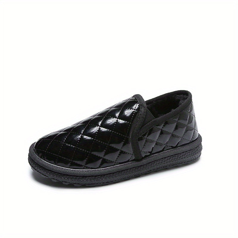 Women's Plush Inner Thermal Walking Shoes Anti-slip Loafers