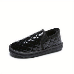 Women's Plush Inner Thermal Walking Shoes Anti-slip Loafers