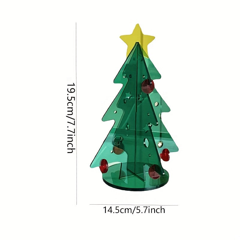 Mini Christmas Tree Resin Decorative Gift Landscape Supplies