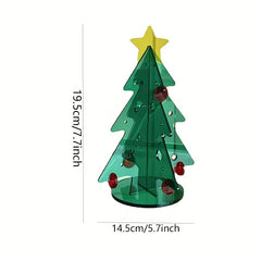 Mini Christmas Tree Resin Decorative Gift Landscape Supplies