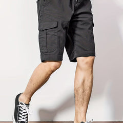 Men's Lightweight Cargo Shorts with Drawstring Waist