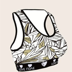 Tropical Print Racer Back Bralette