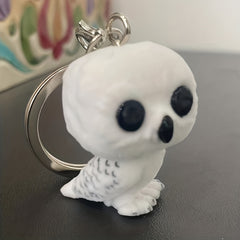 Pocket Owl Figure Model Toy Keychain
