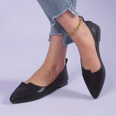 Women's Pointed Toe Ballet Flats Soft Sole Non Slip Shoes