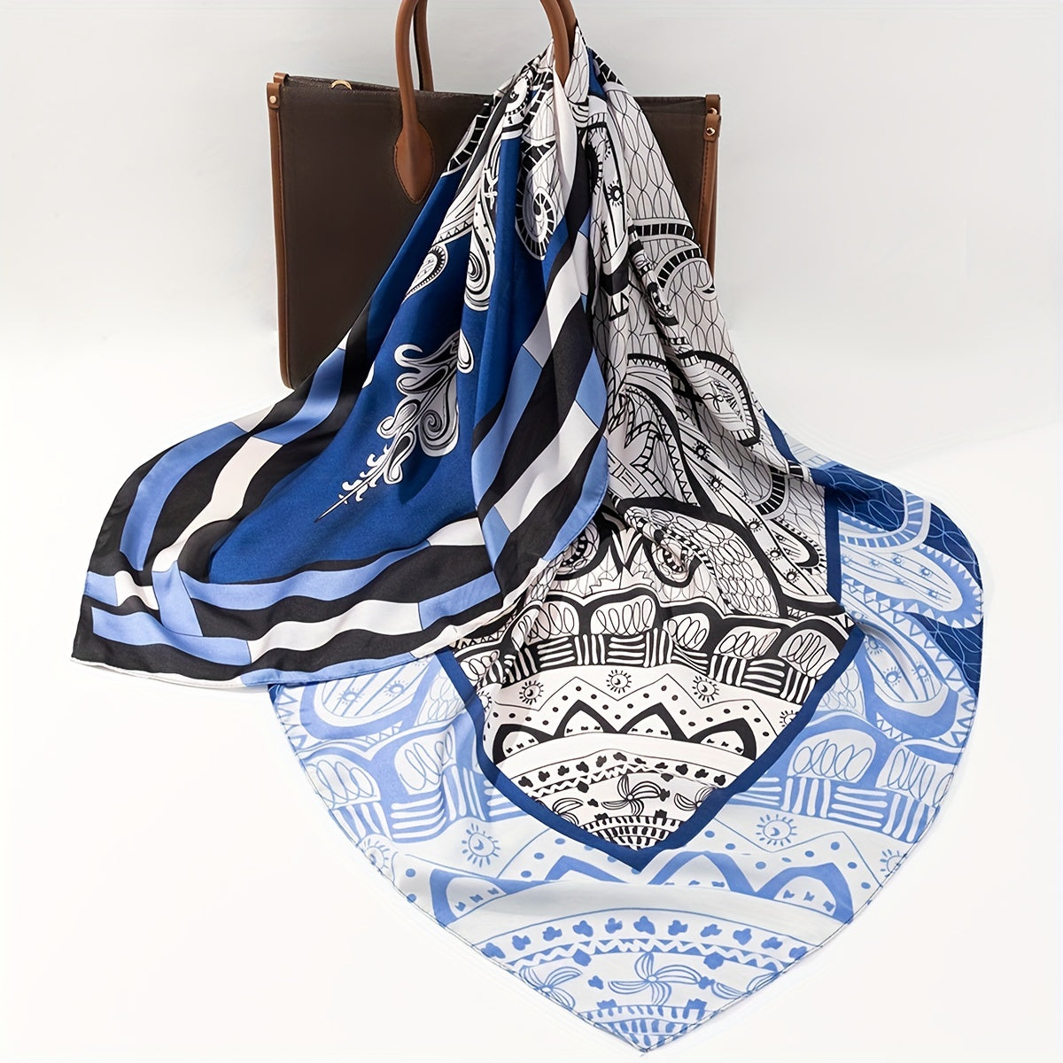 Paisley Bandana Silk Scarf Casual Shawl Wrap Head Wrap Charm