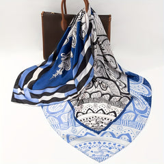 Paisley Bandana Silk Scarf Casual Shawl Wrap Head Wrap Charm