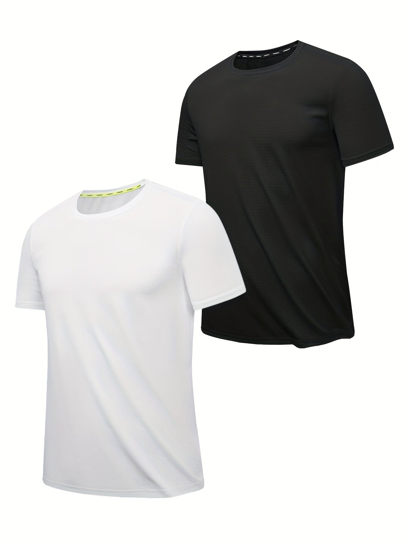 Men's Quick Dry Short Sleeve T-Shirt for Fitness Gym Running Cycling