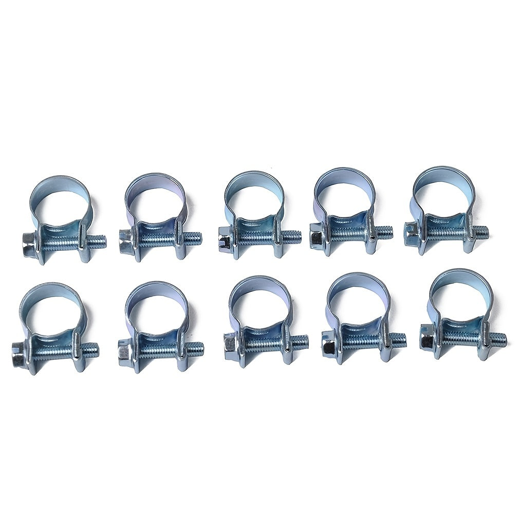 10pcs Mini Clamp 12 14mm Fuel Pipe Hose Clamp Air Hose Clamp Auto Parts