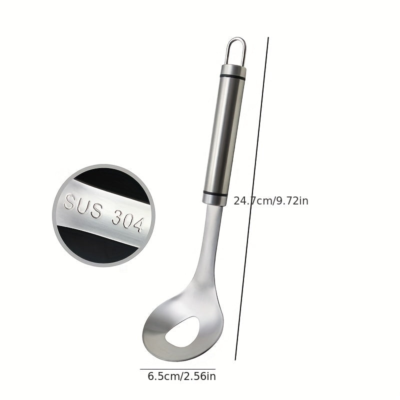 Stainless Steel Meatball Spoon Non Stick Maker with Wood Handle