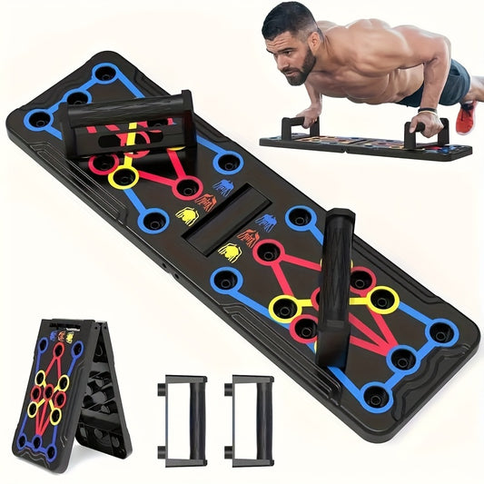 Multifunctional Push Up Board Foldable 20 In 1 Chest Muscle Exercise Equipment