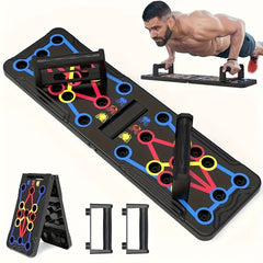 Foldable 20-in-1 Push Up Board Chest Muscle Exercise Equipment