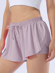 Women's 2 in 1 Sports Skirt with Drawstring Waist