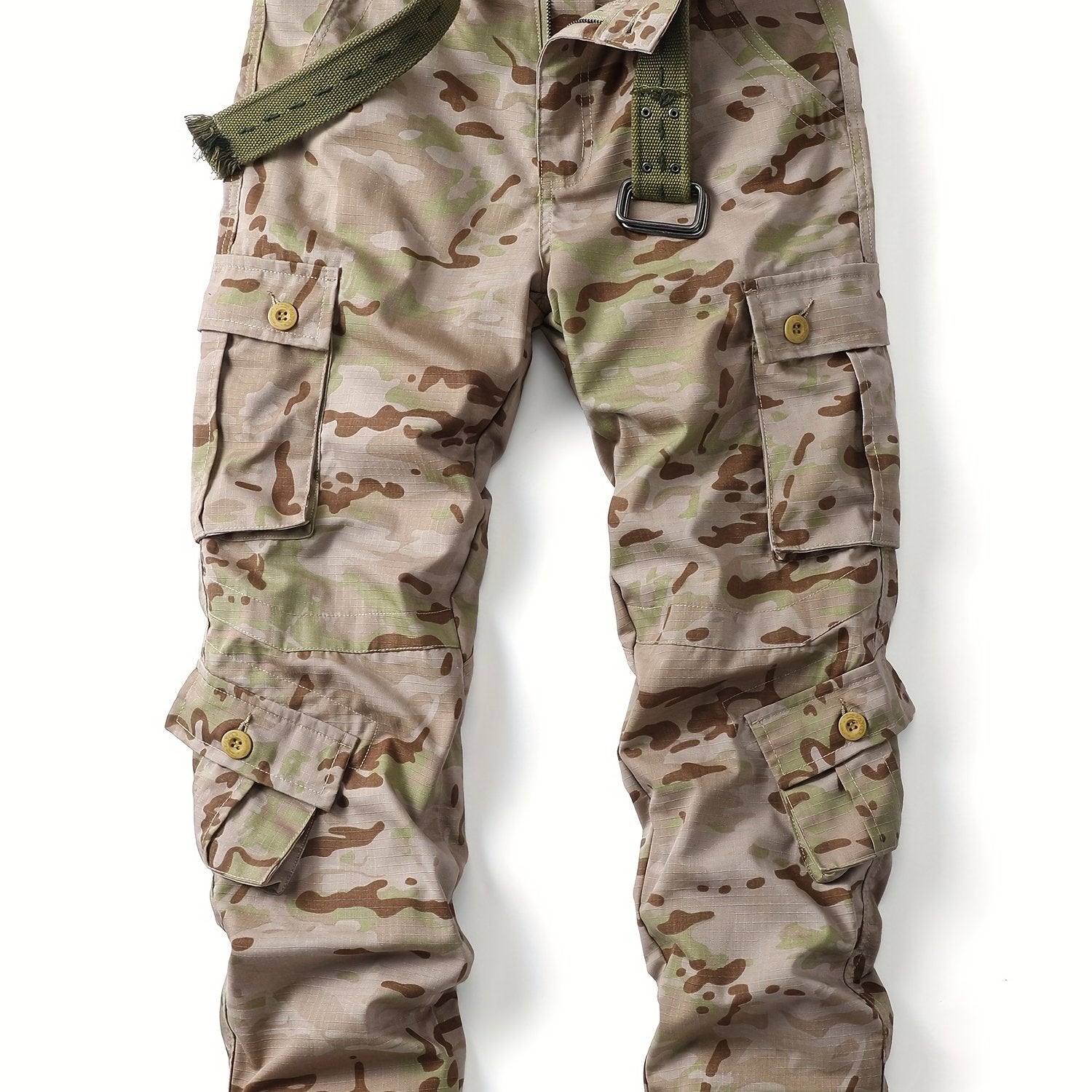 Classic Camo Cargo Pants Men's Tactical Outdoor Hiking Fishing