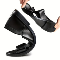 Men's Casual Slip On Slide Sandals Dress Up Summer Outdoor Walking Shoes
