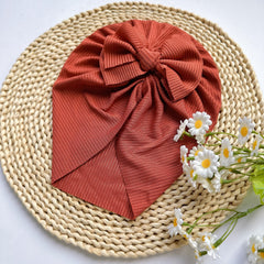 Baby Spring Summer Thin Headband Soft Bow Hat - Infants Newborns