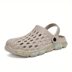 Men's Closed Toe Water Shoes Slip on Sandals Soft Sole Beach Sandals
