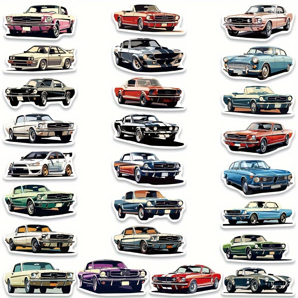 50pcs Car JDM Stickers For Luggage Guitar Skateboard Motorcycle DIY