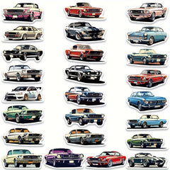 50pcs Car JDM Stickers For Luggage Guitar Skateboard Motorcycle DIY