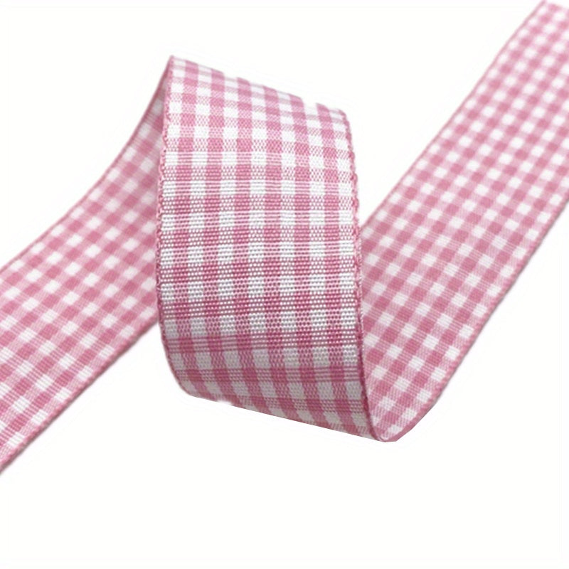 5 Yards Long Red Plaid Ribbon 2" Wide DIY Bow Gift Bag Decoration
