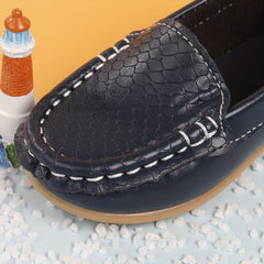 Boys Casual Loafer Shoes Non-slip Stitching Flat Shoes for Toddler