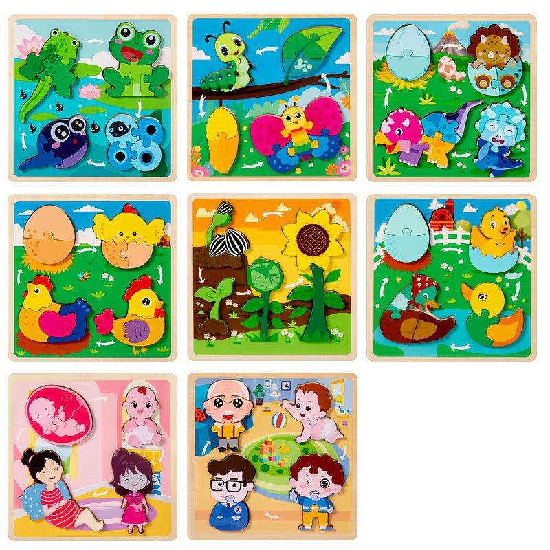 Animal & Nature 3D Jigsaw Puzzle Educational Toy