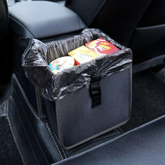 Waterproof Car Trash Bag Can 7.0L Capacity
