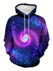 Starry Sky 3D Print Hoodie for Men Autumn Winter