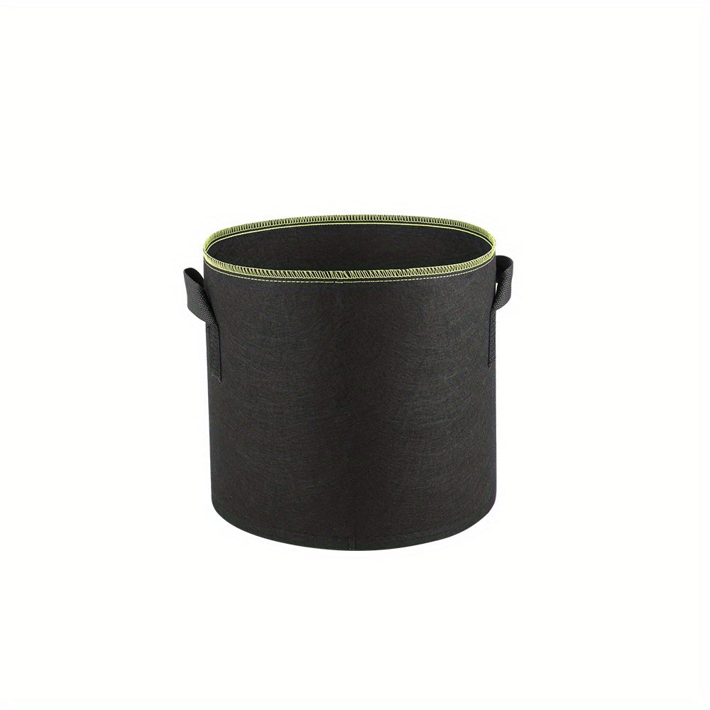 5pcs Aeration Grow Bags Nonwoven Fabric Pots With Handles