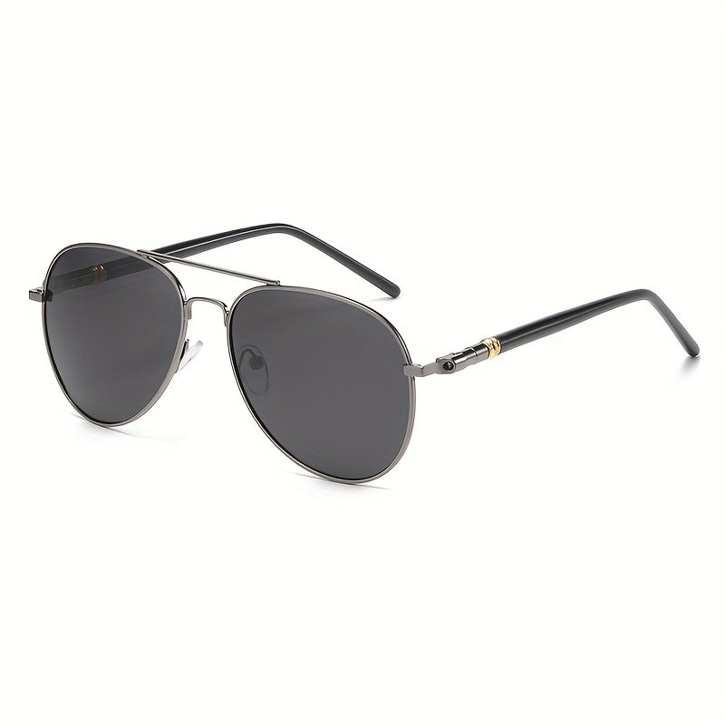 Men's Aviator Sunglasses with Zipper Case