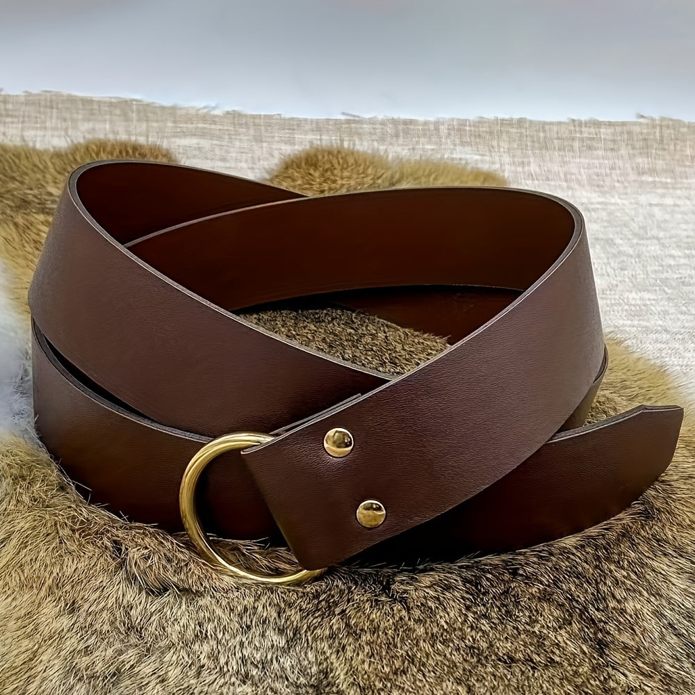 Medieval Leather Gear Sword Belt Combat Knight PU Leather Cosplay Sword Belt