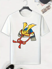 Men's Warrior Helmet Tee Active Slightly Stretch Breathable Tshirt