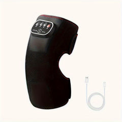 Knee Hot Compress Massager Physiotherapy Joint Brace Vibration Heating Pad