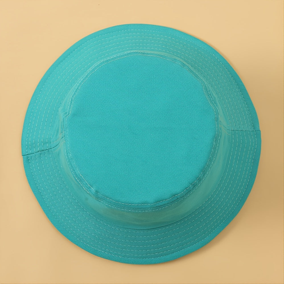 Classic Solid Pure Double sided Windproof Couple Bucket Hat